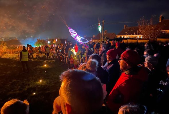 Gregson Festival Group community firework and bonfire display