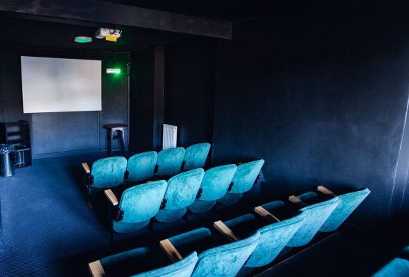 Picture of the Gregson Centre's Secret Cinema empty