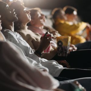 People enjoying a cinema experience